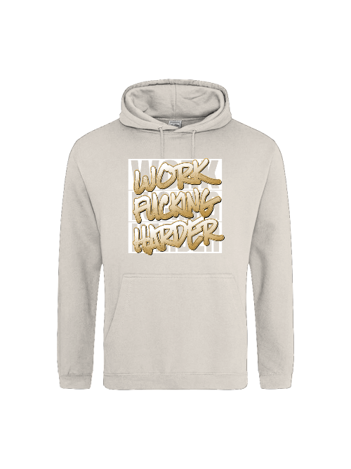 College Hoodie - work harder